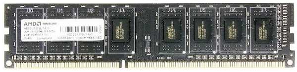Модуль памяти DDR3 4GB AMD R534G1601U1S-UO PC3-12800 1600MHz CL11 1.5V