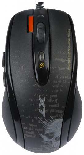 Мышь A4Tech F5 V-track F5 черная, 3000dpi, USB, 7 кнопок/колесо (647961)