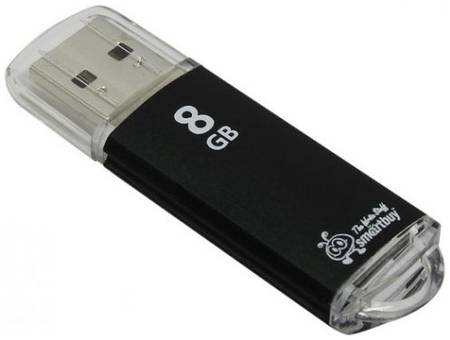 Накопитель USB 2.0 8GB SmartBuy SB8GBVC-K V-Cut черный 969741909