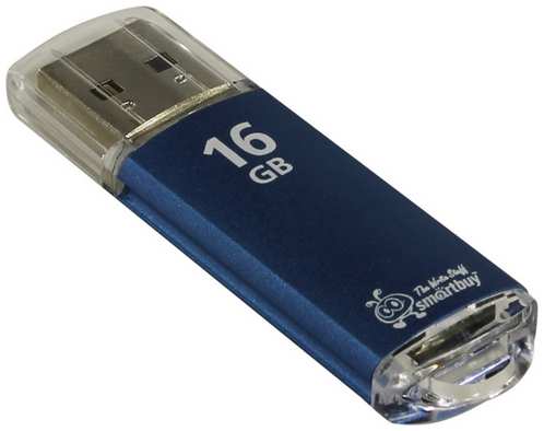 Накопитель USB 2.0 16GB SmartBuy SB16GBVC-B V-Cut голубой 969741990