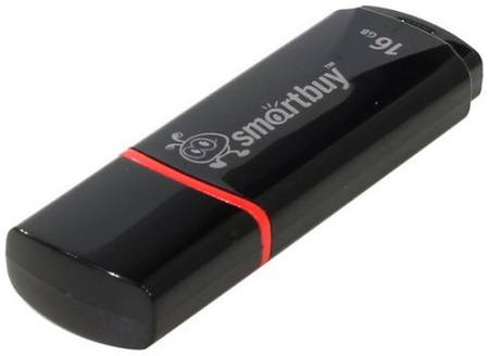 Накопитель USB 2.0 16GB SmartBuy SB16GBCRW-K Crown черный 969741994