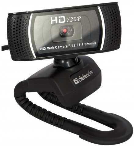 Веб-камера Defender G-lens 2597 HD720p 63197 2МП, 60°, микрофон, USB 2.0, автофокус, слеж. за лицом