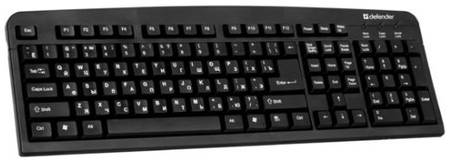 Клавиатура Defender Element HB-520 45522 черная, USB, полноразмерная 969765530