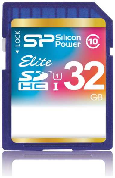 Карта памяти 32GB Silicon Power SP032GBSDHAU1V10 Elite SDHC Class 10 UHS-I 969773190