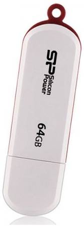 Накопитель USB 2.0 64GB Silicon Power Luxmini 320 SP064GBUF2320V1W белый 969773934