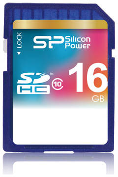Карта памяти 16GB Silicon Power SP016GBSDH010V10 SDHC Class 10