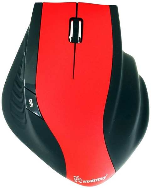 Мышь Wireless SmartBuy 613AG красно/черная