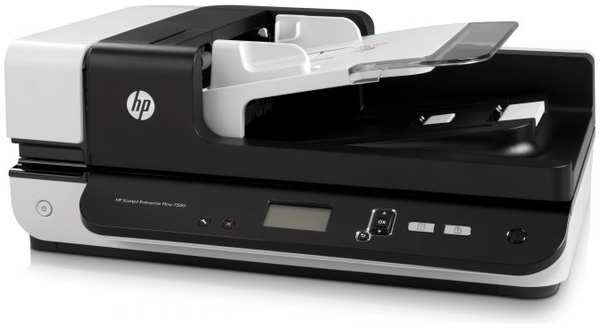 Документ-сканер планшетный HP ScanJet Enterprise Flow 7500 L2725B А4, ADF 100 л, 50 стр/мин, 600dpi, 24bit, USB