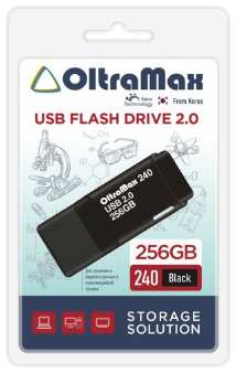 Накопитель USB 2.0 256GB OltraMax OM-256GB-240-Black 240
