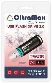 Накопитель USB 2.0 256GB OltraMax OM-256GB-230-Black 230