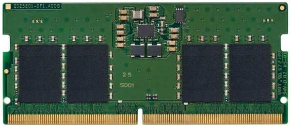 Модуль памяти SODIMM DDR5 8GB Kingston KVR56S46BS6-8 PC5-41600 5600MHz CL46 1RX16 1.1V 262-pin 16Gbit 9698400365