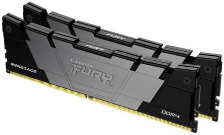 Модуль памяти DDR4 16GB (2*8GB) Kingston FURY KF446C19RB2K2/16 Renegade Black XMP 4600MHz CL19 1RX8 1.5V 8Gbit 9698400992
