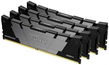 Модуль памяти DDR4 32GB (4*8GB) Kingston FURY KF436C16RB2K4/32 Renegade Black XMP 3600MHz CL16 1RX8 1.35V 8Gbit 9698400997