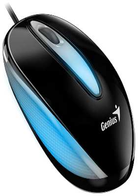 Мышь Genius DX-Mini 31010025400 светодиодная проводная, USB, 1000 DPI, black 9698401541