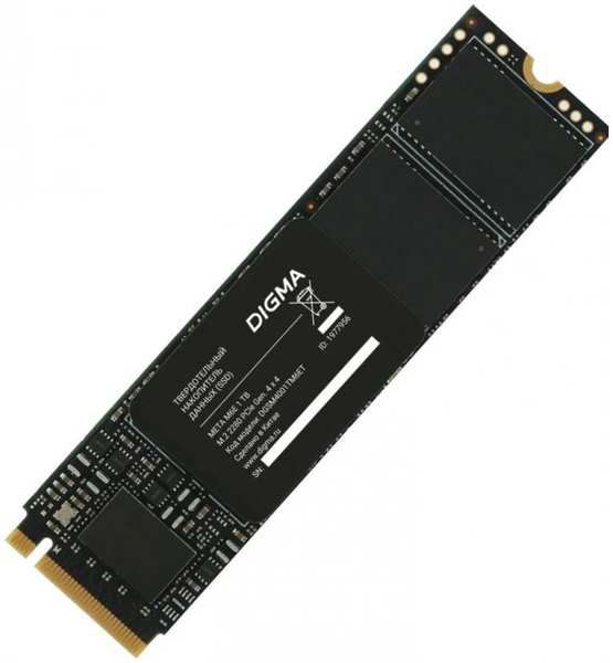 Накопитель SSD M.2 2280 Digma DGSM4001TM6ET PCIe 4.0 x4 1TB Meta M6E 9698402258