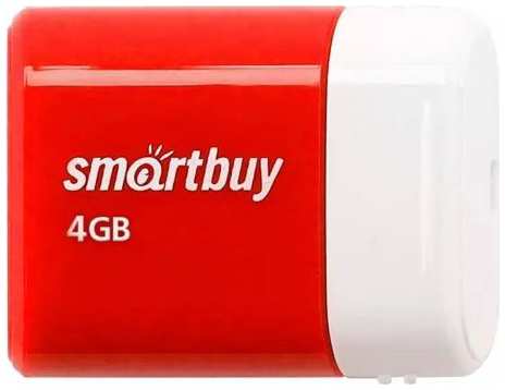 Накопитель USB 2.0 4GB SmartBuy SB4GBLara-R Lara красный 9698402338