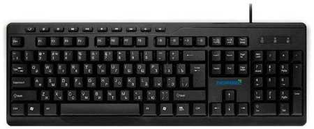 Клавиатура CBR NKB 003 полноразмерная, USB, 104 клавиши + 10 мультимедиа клавиш, ABS-пластик, длина кабеля 1,8 м, цвет чёрный 9698402969