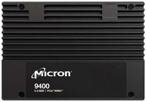 Накопитель SSD 2.5'' Micron MTFDKCC7T6TGH-1BC1ZABYY 9400 PRO 7.68TB PCIe Gen4 1x4 NVMe v1.4 7000/7000MB/s 3D TLC IOPS 1600K/300K MTBF 2М