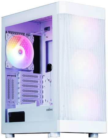 Корпус ATX Zalman i4 TG White белый, без БП, боковая панель из закаленного стекла, 2*USB 3.0, USB 2.0, audio 9698403654