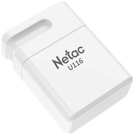 Накопитель USB 2.0 8GB Netac NT03U116N-008G-20WH U116 white 9698403659