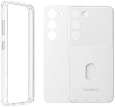 Чехол Samsung EF-MS911CWEGRU (клип-кейс) для Samsung Galaxy S23 Frame Case белый 9698404077