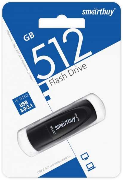 Накопитель USB 3.1 512GB SmartBuy SB512GB3SCK Scout чёрный 9698404354