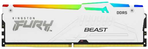 Модуль памяти DDR5 32GB (2*16GB) Kingston FURY KF552C40BWAK2-32 Beast RGB 5200MHz 1RX8 CL40 1.25V 288-pin 16Gbit радиатор