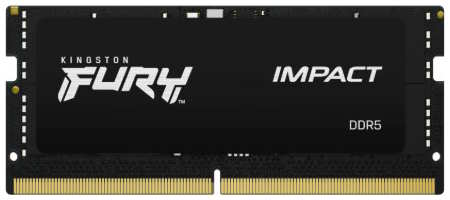 Модуль памяти SODIMM DDR5 32GB (2*16GB) Kingston FURY KF564S38IBK2-32 Impact XMP 6400MHz 1RX8