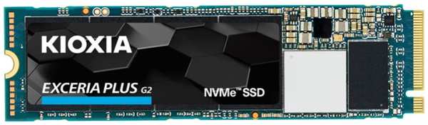 Накопитель SSD M.2 2280 Toshiba (KIOXIA) LRD20Z500G EXCERIA PLUS G2 500GB PCIe Gen3x4 NVMe 3D TLC 3400/3200MB/s IOPS 650K/600K MTBF 1.5M 200TBW 0,22DW 9698405244