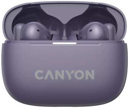 Наушники беспроводные Canyon TWS-10 BT, 20Hz-20kHz, цвет фиолетовый 9698405650