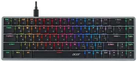 Клавиатура Acer OKW302 ZL.KBDCC.01C механическая, серебристый, USB for gamer LED 9698405702