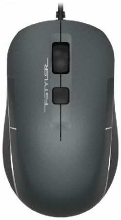 Мышь A4Tech Fstyler FM26 серая/черная, оптическая, 1600dpi, USB, 4but (1971607) 9698405904