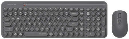 Клавиатура и мышь Wireless A4Tech FG3300 AIR клав:серая мышь:серая, USB, slim (1973137)