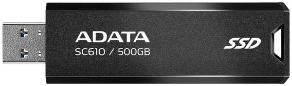 Внешний SSD USB 3.2 Gen 2 Type-A ADATA SC610-500G-CBK/RD SC610 500GB 550/500MB/s