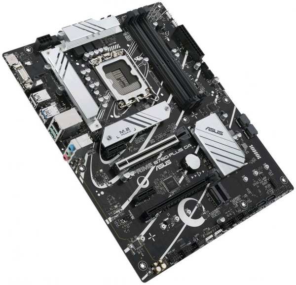 Материнская плата ATX ASUS PRIME B760-PLUS D4 90MB1CW0-M1EAY0 (LGA1700, B760, 4*DDR4 (5066), 4*SATA 6G RAID, 3*M.2, 4*PCIE, 2.5Glan, HDMI, VGA, DP, US 9698406387