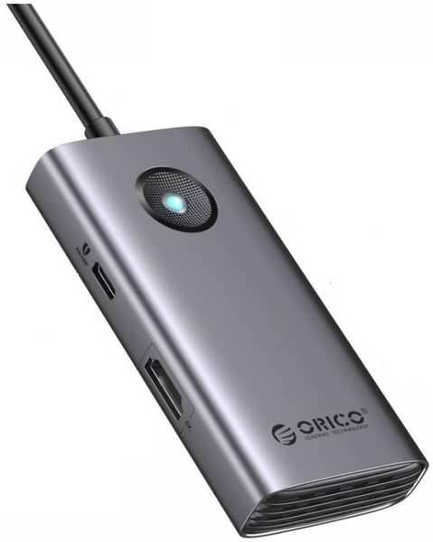 Док-станция Orico PW11-5P 5-в-1, 1*USB-A 3.0, 5 Гбит/с, 2*USB-A 2.0, 480 Мбит/с, 1*USB-C PD 60 Вт, 1*HDMI 4K/60Гц, серая 9698407171