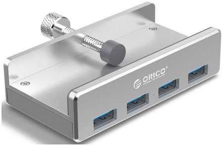 Концентратор USB 3.0 Orico ORICO-MH4PU-SV-BP-RU 4*USB 3.0 Type-A, вход USB 3.0 Type-A