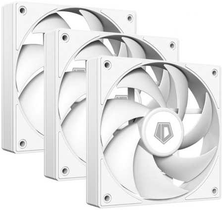 Вентилятор для корпуса ID-Cooling AF-125-W TRIO 120x120x25mm, 500-2000rpm, 78.25CFM, 29.85dBA, 4-pin PWM (3-pack) BOX