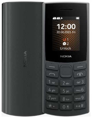 Мобильный телефон Nokia TA-1551 105 4G DS 0.048 серый моноблок 3G 4G 2Sim 1.8″ 120x160 Series 30+ GSM900/1800 GSM1900 FM Micro SD max32Gb 9698409207