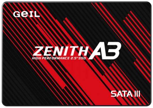 Накопитель SSD 2.5'' Geil A3FD16I1TBG ZENITH A3 1TB SATA 6Gb/s 500/450MB/s