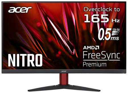 Монитор 27″ Acer Nitro KG272M3bmiipx UM.HX2EE.303 , 1920x1080, 180Hz, 1ms, 178°/178°, 250cd, 2*HDMI, DP, FreeSync Premium