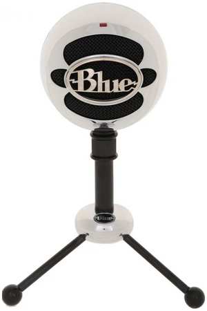 Микрофон Blue Snowball 988-000175 конденсаторный, кардиоидный и всенаправленный, настольный, проводной USB, хром 9698411727