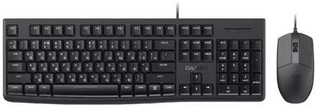 Клавиатура и мышь Dareu MK185 Black ver2 black, клавиатура LK185 (мембранная, 104кл, EN/RU, 1,8м), мышь LM103 (1,8м), USB 9698412040