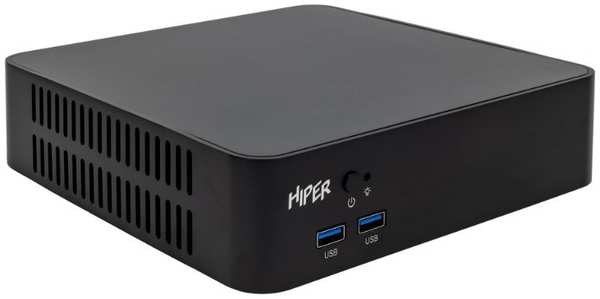 Компьютер HIPER ACTIVEBOX AS8 AS8-IG740R8S5NSB G7400/8GB/512GB SSD/UHD Graphics 710/BT/WiFi/noOS/black 9698412117