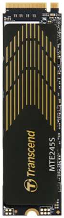 Накопитель SSD M.2 2280 Transcend TS1TMTE245S 245S 1TB PCIe Gen4x4 NVMe 3D TLC 5300/4600MB/s IOPS 500K/630K 600 TBW MTBF 2M