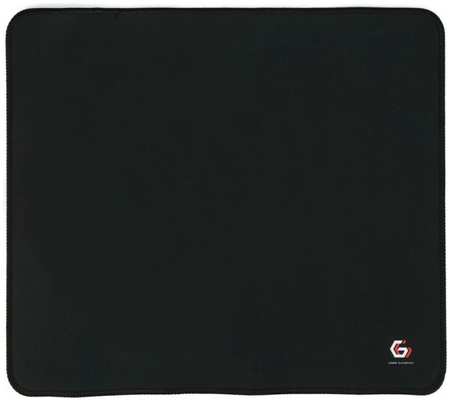 Коврик для мыши Gembird MP-35-30-BLACK 350х300х3мм, черный, ткань+резина, оверлок, коробка 9698415003