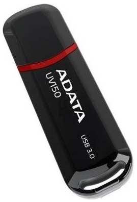Накопитель USB 3.2 512GB A-Data AUV150-512G-RBK UV150, черный 9698415364
