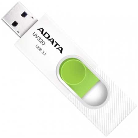 Накопитель USB 3.2 256GB A-Data AUV320-256G-RWHGN UV320, белый/зеленый 9698415367