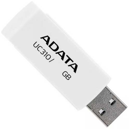 Накопитель USB 3.2 128GB A-Data UC310-128G-RWH UC310, белый 9698415369