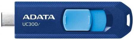 Накопитель USB 3.2 32GB A-Data ACHO-UC300-32G-RNB/BU UC300, TypeC, синий/голубой 9698415380